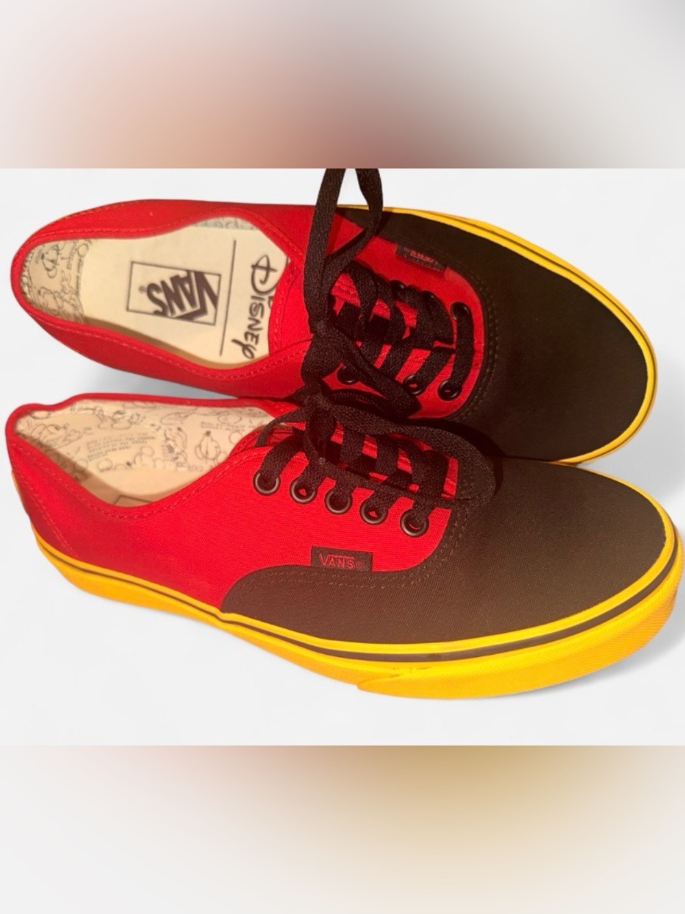 Vans x Disney Authentic Mickey Mouse Classic Sneakers